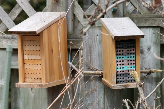 Pre-fabricated bee houses